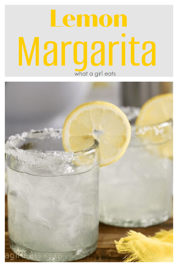 This light and refreshing lemon margarita is a tangy twist on a classic lime margarita.