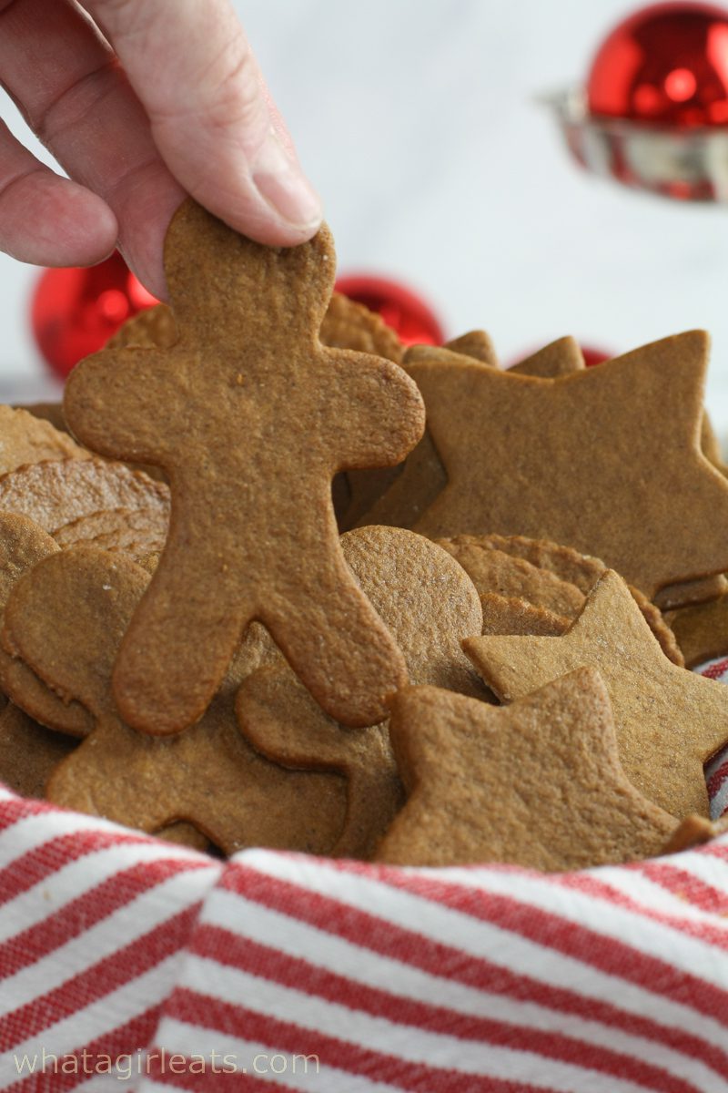 Gingerbread molasses cookies.