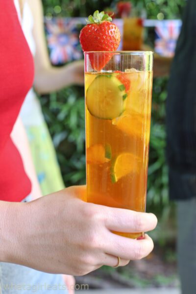 pimm's vertical glass.