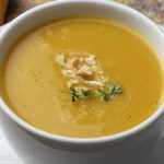 roasted butternut squash soup.