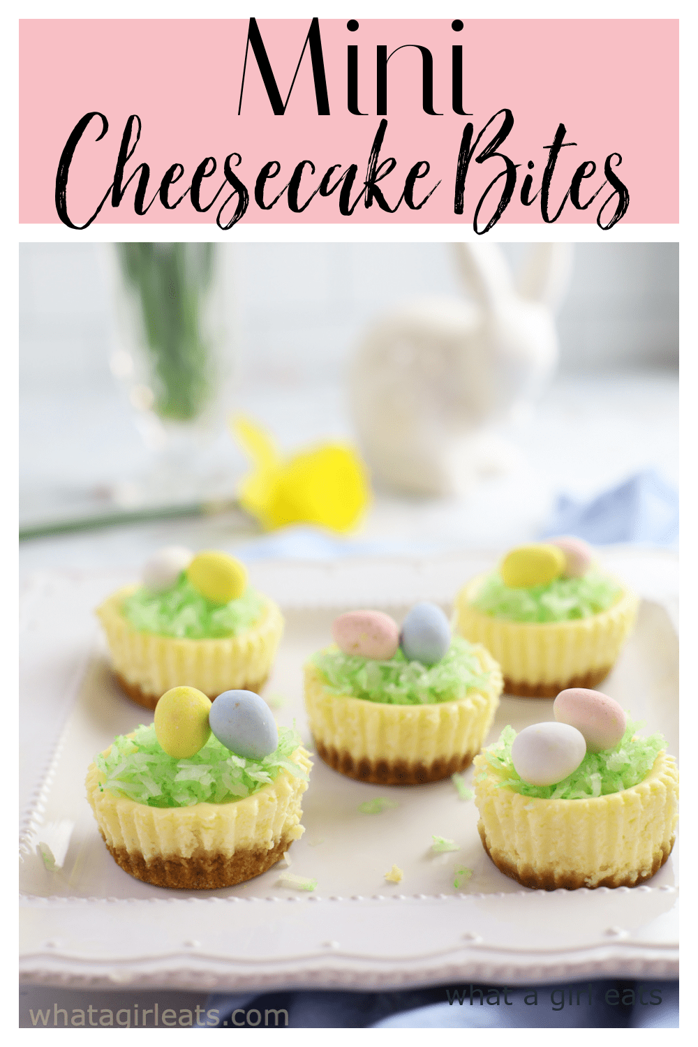 Cheesecake bites are the perfect dessert for a party. They're a breeze to make, can be customized with different toppings or fresh fruit.