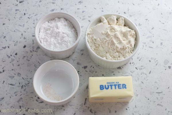 lemon bar crust ingredients.