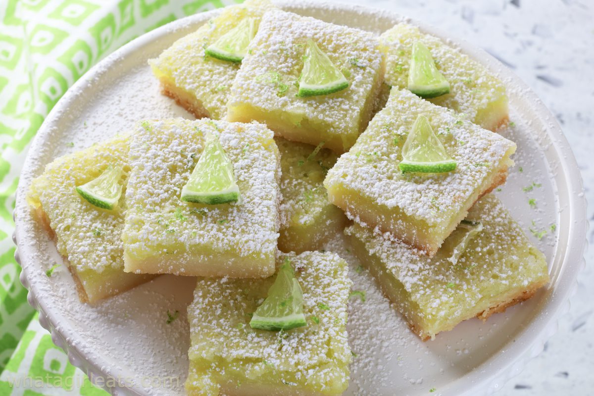 Lime Bars - What A Girl Eats