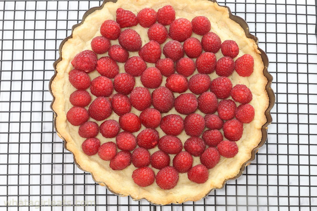 Iced Raspberry Tart Raspberry Tart - What A Girl Eats