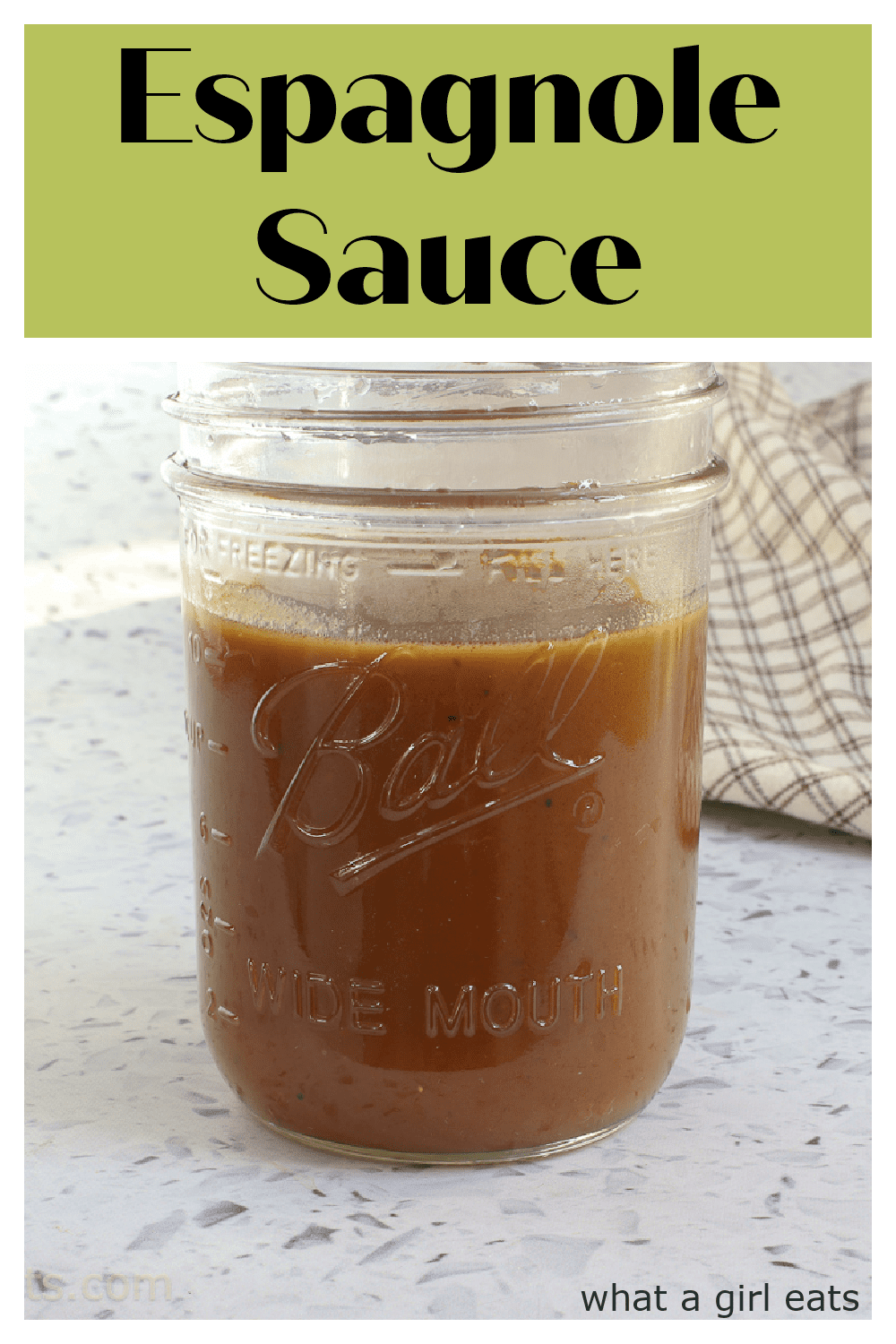 Espagnole sauce, or brown sauce is one of the classic French mother sauces. It is the foundation for so many sauces in French cuisine.