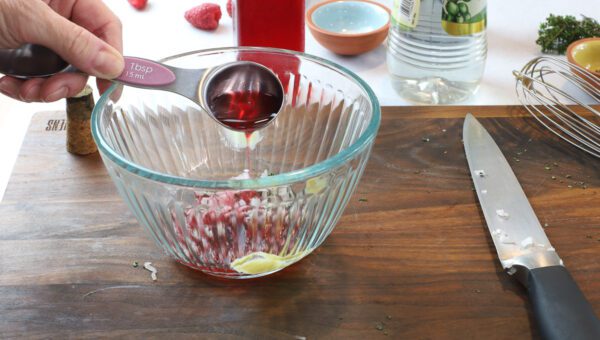 raspberry vinegar.