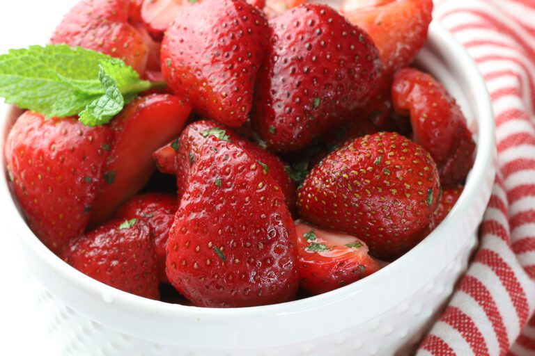 Strawberry compote.