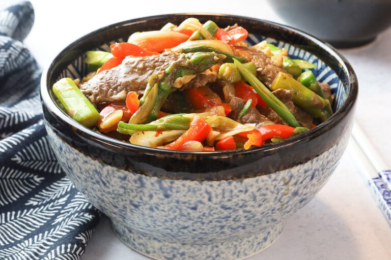 Szechaun beef stir fry.