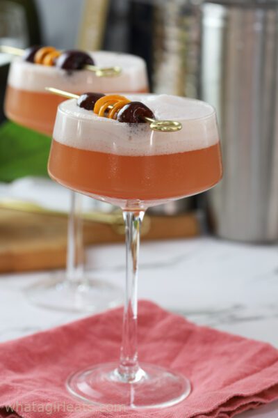 Cherry Fizz cocktail.