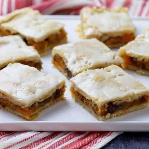 apricot cherry slab pie