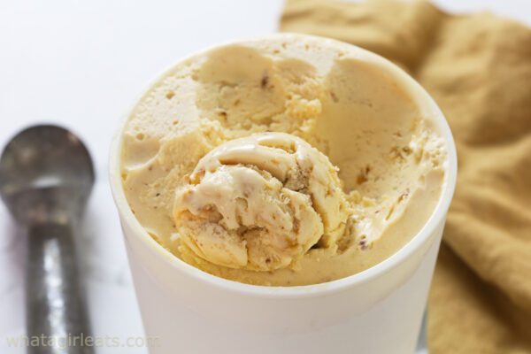 hazelnut ice cream.
