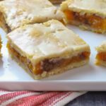 apricot cherry slab pie.