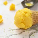 closeup mango cone.