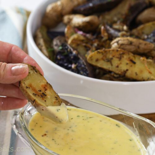 roasted fingerling potatoes.