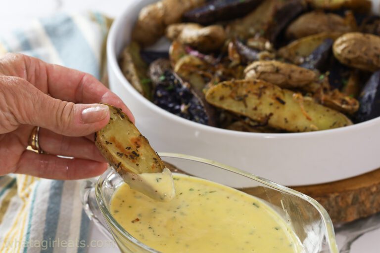 roasted fingerling potatoes.
