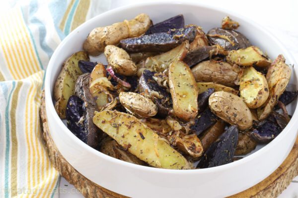 roasted fingerling potatoes.