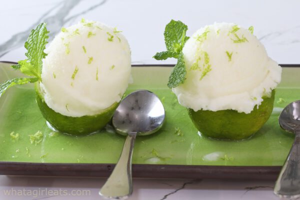 lime sherbet.