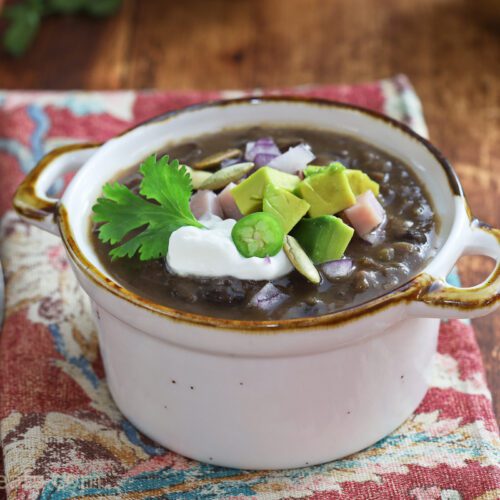 Cuban black bean soup.