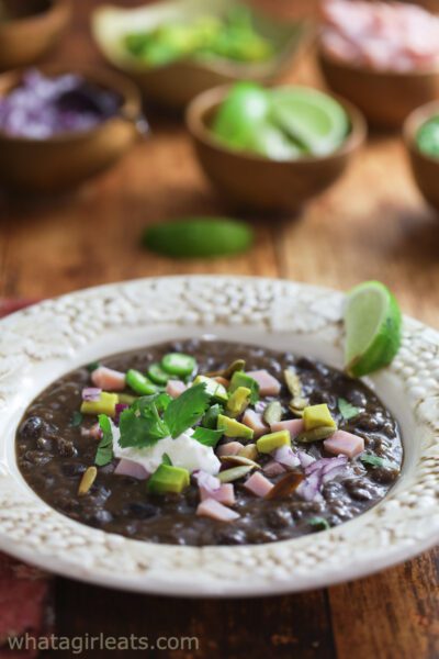 Cuban black bean soup.