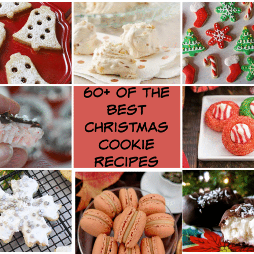 christmas cookie recipes collage.