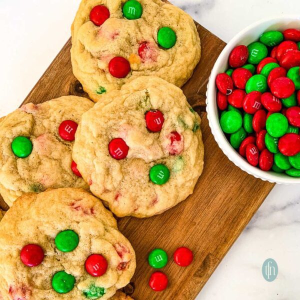 M&M cookies.