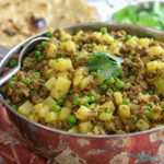 curried ground beef.