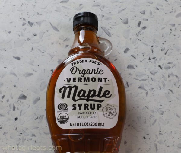 maple syrup.