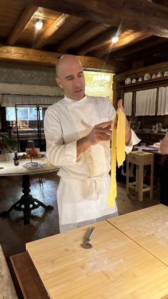 cooking class at locanda sandi.