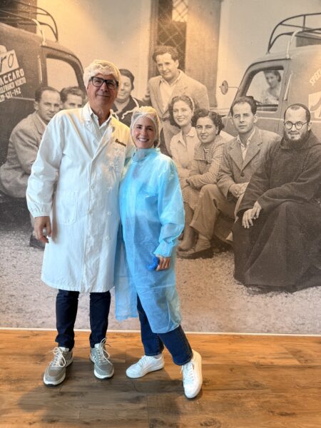 me with luca at fraccaro bakery.