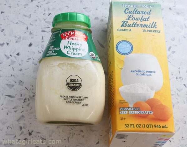 creme fraiche ingredients.
