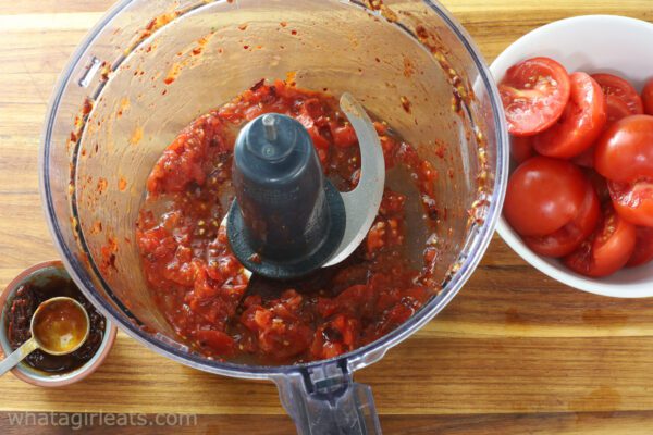 chipotle and tomatoes.