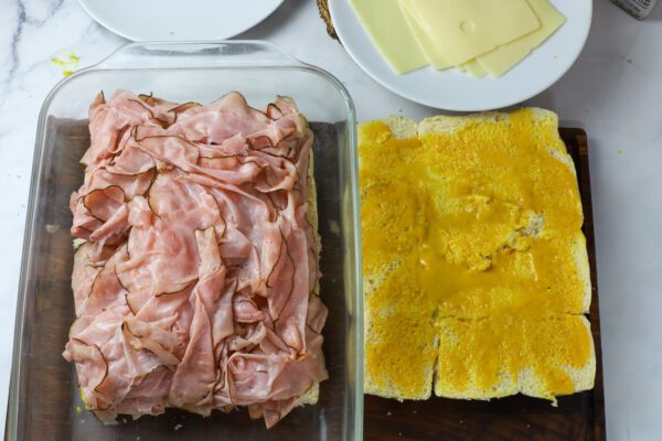 ham on bun.