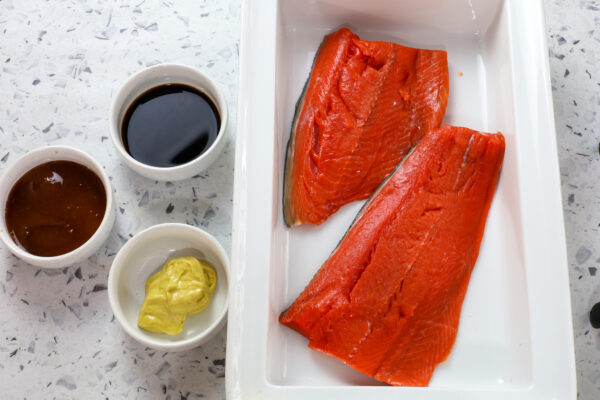 honey mustard salmon ingredients.