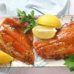 Honey Mustard Salmon top shot.