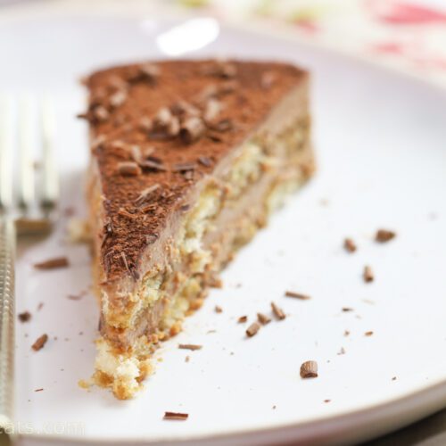 Chocolate tiramisu.