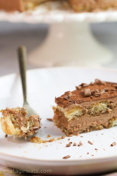 Chocolate tiramisu.