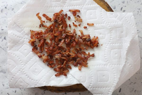cooked bacon bits cooked chopped bacon.