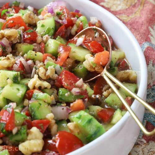 side shot turkish salad.