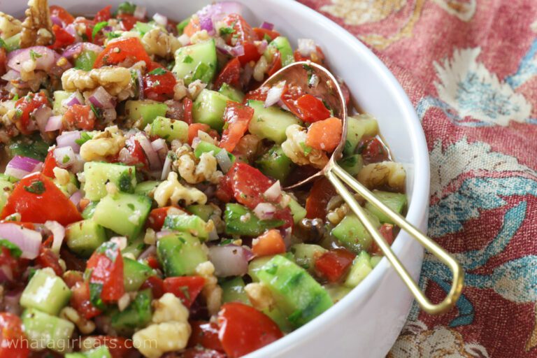 side shot turkish salad.